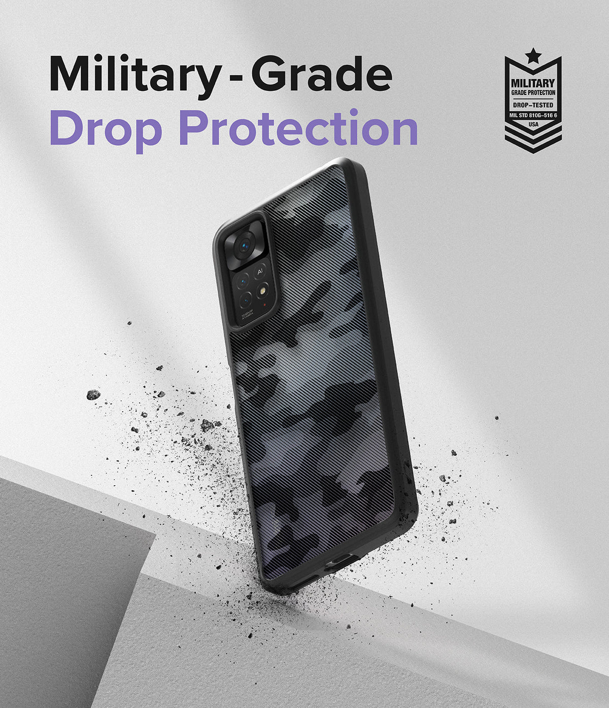 Xiaomi Redmi Note 11 Pro / 11 Pro 5G Case | Fusion - Camouflage phone case with military-grade drop protection.