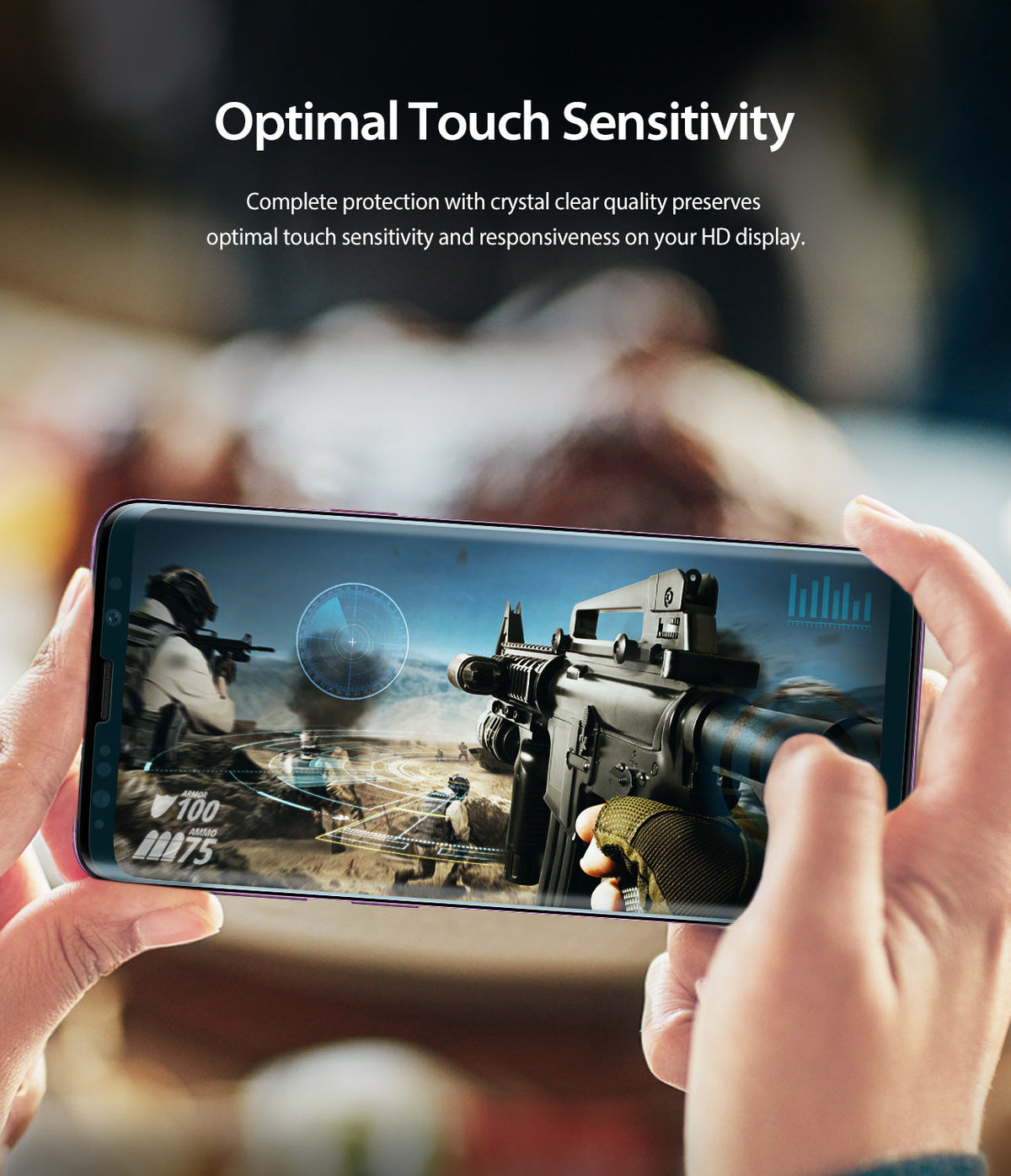 galaxy s9 dual easy full cover screen protector 2 pack