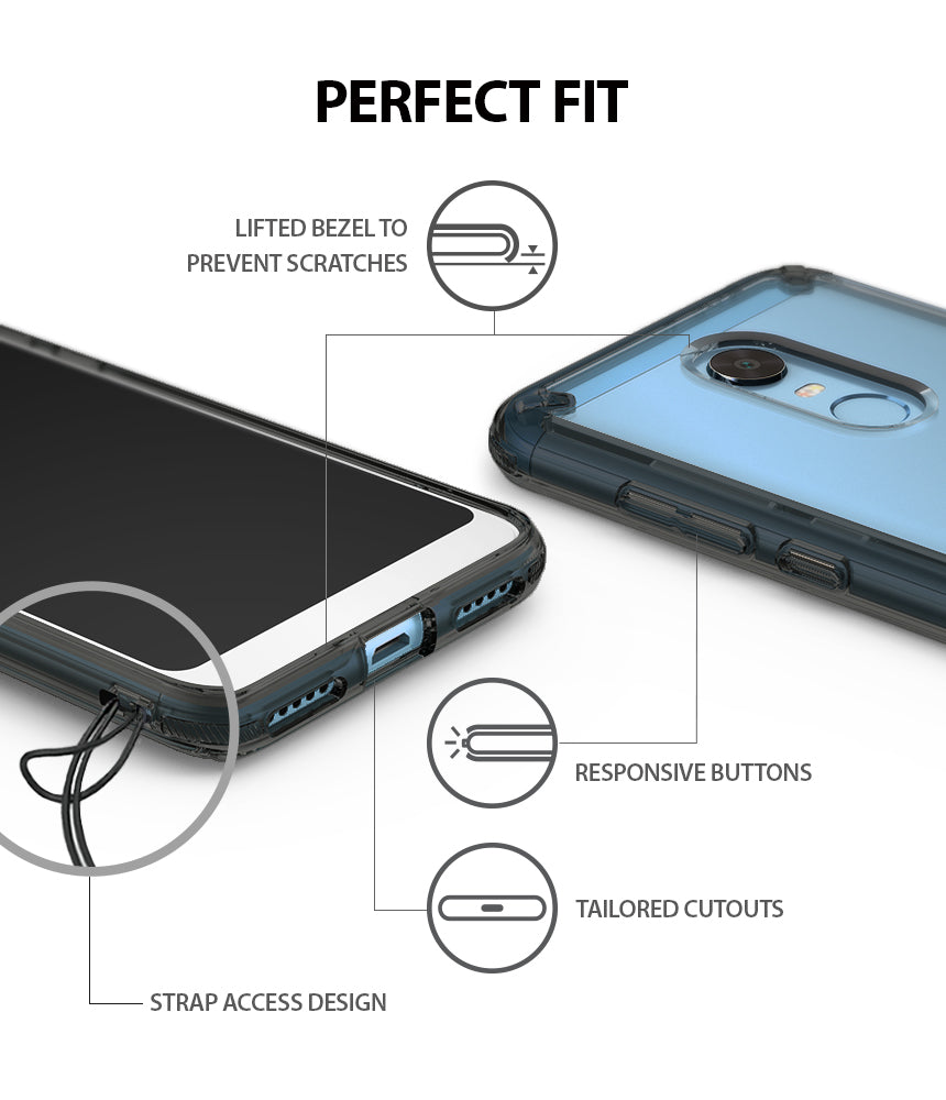 Redmi Note 5 / 5 Plus | Fusion - Phone case features: lifted bezels, responsive buttons, tailored cutouts, and strap access.