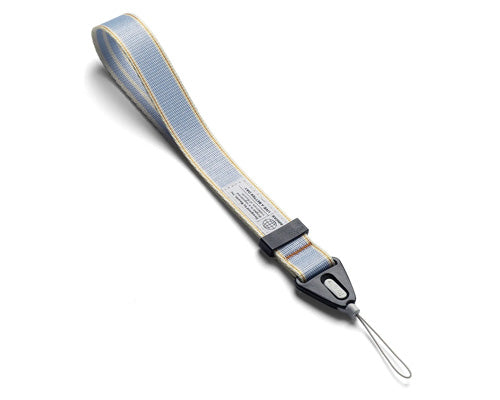 sky blue strap with thin light yellow layered on the side
