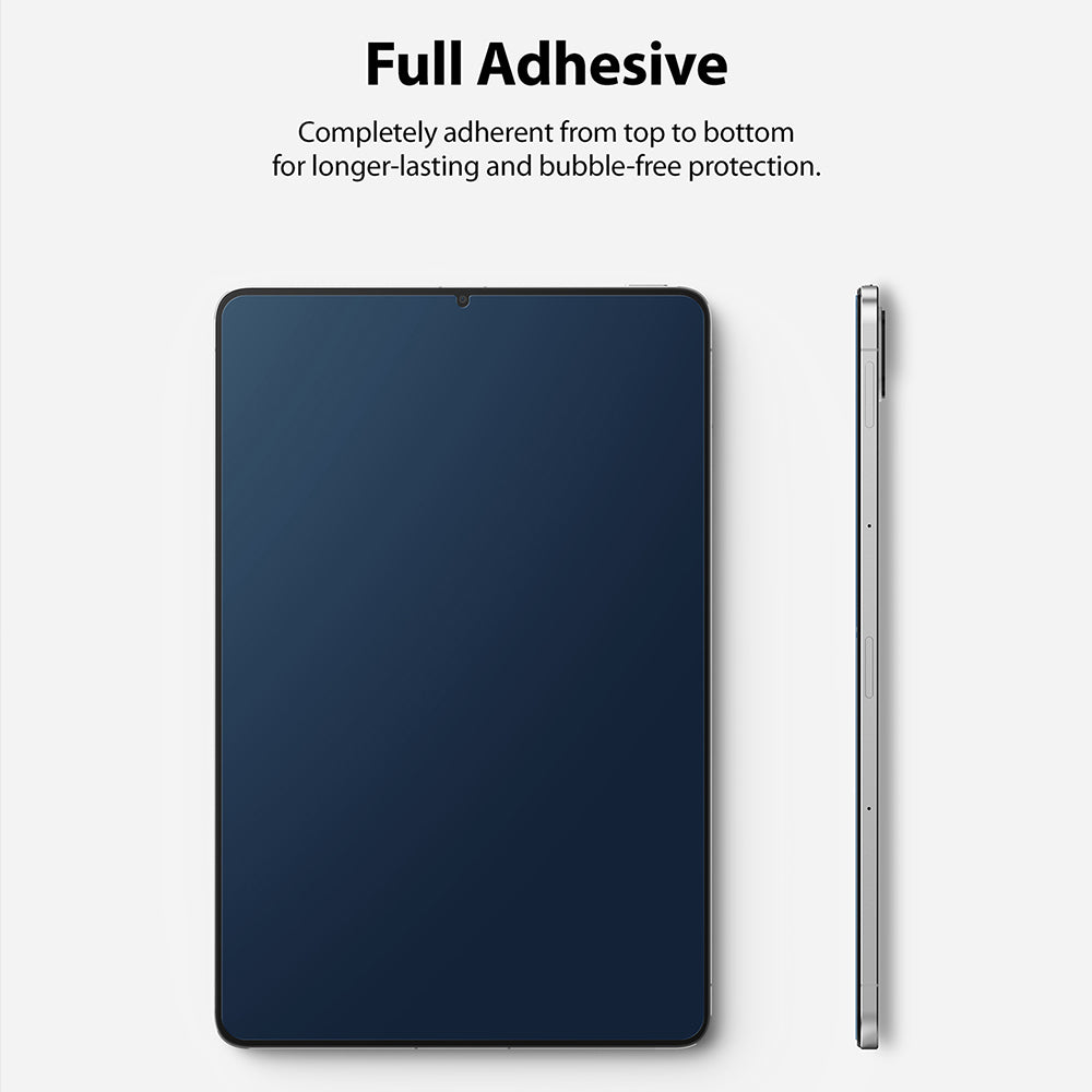 Xiaomi Pad 5 / 5 Pro Screen Protector | Invisible Defender Glass - Xiaomi Pad 5 / 5 Pro Screen Protector - Tablet showing full adhesive coverage with front and side profile views.