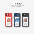 iPhone 12 / 12 Pro Case | Fusion Design Palette - Three iPhone cases with Tomato, Water, and Steak color palette designs.