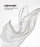 iPhone SE 2022 5G / SE 2020 / 8 Case | Air - A clear, slim phone case floating amidst flowing white fabric.
