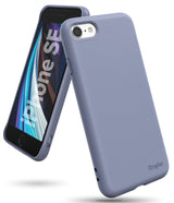 iPhone SE 2022 5G / SE 2020 / 8 Case | Air-S - Matte lavender phone case shown from front and back angles.