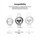 Galaxy Watch 4 Classic 42mm | Bezel Styling - Three smartwatches showing compatibility, with the 42mm model highlighted.