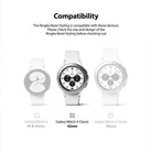 Galaxy Watch 4 Classic 42mm | Bezel Styling - Compatibility chart showing three watch models with the 42mm version selected.