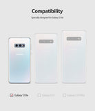 Galaxy S10e Case | Fusion-X - Compatibility chart showing Galaxy S10e selected over S10 and S10 Plus models.