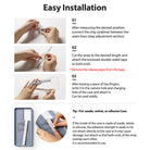 Ring Band Strap - Three-step installation guide showing how to attach a phone strap with a ring carabiner to a phone case.