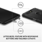 OnePlus 5T Case | Fusion - Clear phone case showing lifted bezels, responsive buttons, and precise port cutouts.