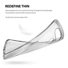 LG V20 Case | Air - Transparent, ultra-thin phone case for LG V20 with a feather floating above it on a white background.