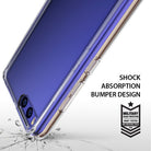 Mi 6 Case | Fusion - Clear protective phone case with shock-absorbing bumper and military-grade drop protection certification.