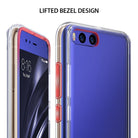 Mi 6 Case | Fusion - Clear phone case on a Mi 6 showing lifted bezels around the screen and dual rear camera.