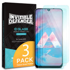 Galaxy M30 Screen Protector | Invisible Defender - Galaxy M30 Screen Protector - Invisible Defender 3-pack tempered glass screen protectors for Galaxy M30 with retail box.