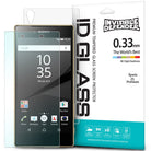 Xperia Z5 Premium Screen Protector | Invisible Defender Glass - Xperia Z5 Premium Screen Protector - Invisible Defender tempered glass screen protector next to a Sony Xperia Z5 smartphone.