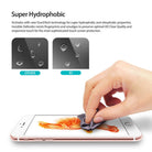iPhone 6s / 6 Screen Protector | Invisible Defender - iPhone 6s / 6 Screen Protector - Comparison of water beading on standard versus Invisible Defender glass surfaces.