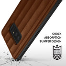 Galaxy Note 8 Case | Flex S - Brown textured phone case with shock absorption bumper and military-grade drop protection.
