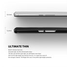 Google Nexus 6 Case | Slim - Side-by-side comparison of a bare phone at 10.1mm and a phone in a slim case at 12.2mm.