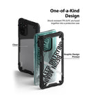 Redmi Note 10 / 10s Case | Fusion-X Design - Two Redmi Note 10 phones with clear and graphic-printed protective cases.