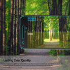 Google Nexus 6P Screen Protector | Film - Google Nexus 6P Screen Protector - Comparison showing superior clarity of Invisible Defender versus other screen films.