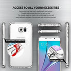 Galaxy Note 5 Case | Fusion - Clear phone case showing button cutouts, active touch technology, and a built-in strap holder.