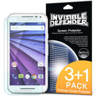 Moto G 2015 (3rd Gen.) Screen Protector | Film - Invisible Defender 3+1 pack screen protector for Moto G 2015.