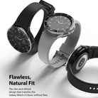 Galaxy Watch 4 Classic 46mm | Bezel Styling - Three Galaxy Watch 4 Classic units with black and silver bezel covers.