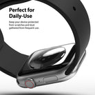 Apple Watch Series 6 / 5 / 4 / SE (40mm) | Bezel Styling - Silver metallic bezel protector on an Apple Watch.