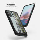 Redmi Note 10 / 10s Case | Fusion-X Design - Redmi Note 10 / 10s Case - Fusion-X phone case with clear back and black bumper, shown from front and back angles.