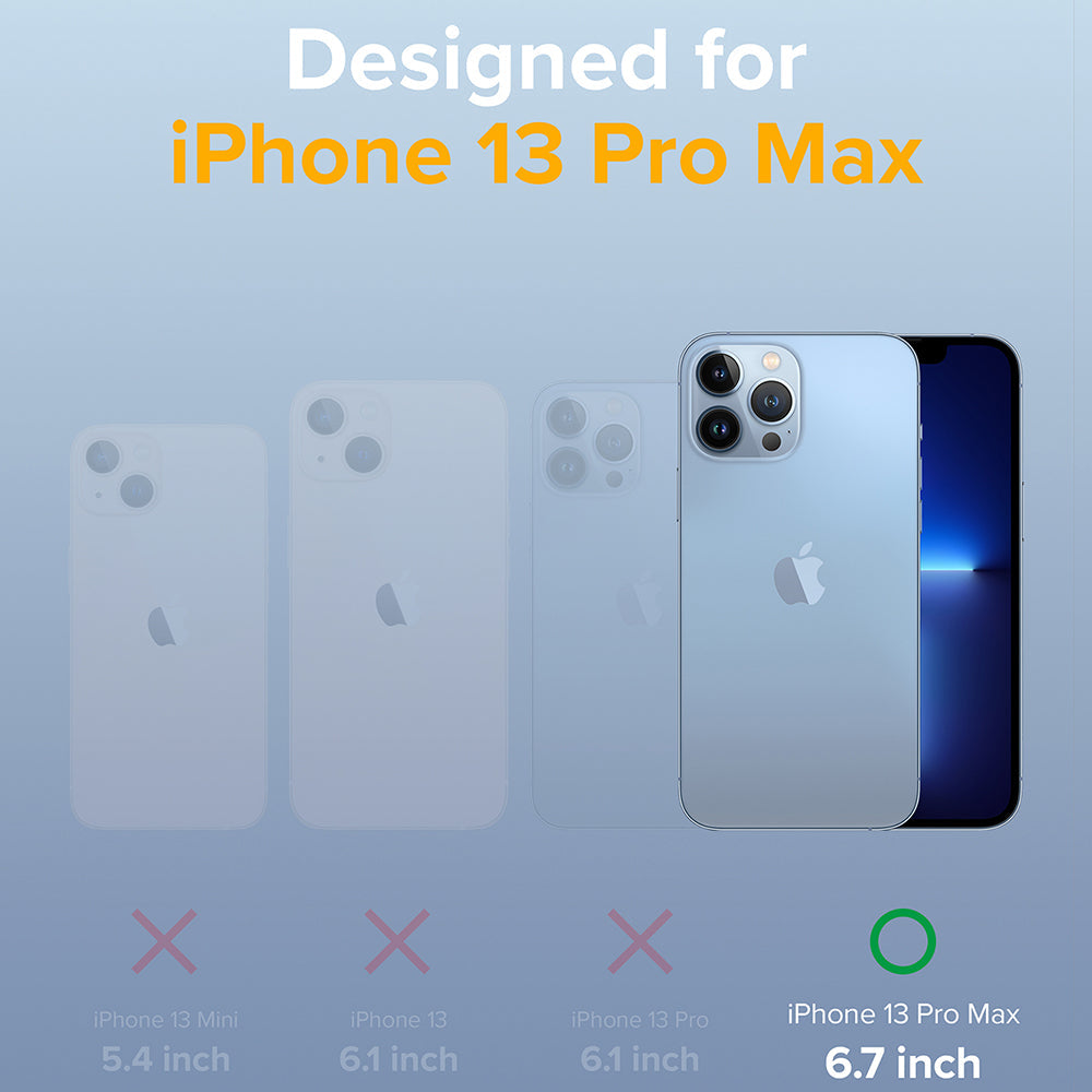 iPhone 13 Pro Max Case | Fusion Plus - Comparison chart showing iPhone 13 Pro Max is the only compatible model.