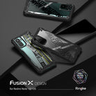 Redmi Note 10 / 10s Case | Fusion-X Design - Three protective phone cases with graphic prints displayed on a dark surface.