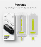 Galaxy A35 Screen Protector | Easy Slide Tempered Glass - Retail box and two Easy Slide tempered glass screen protectors.