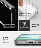 Galaxy A36 / A56 Case | Fusion Magnetic - Clear phone case features, micro-dot pattern, protective film, NFC, and precise cutouts.
