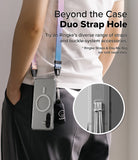 Galaxy A36 / A56 Case | Fusion Magnetic - Phone case with duo strap holes, magnetic ring, and attached colorful lanyard.