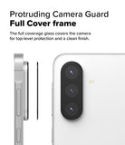 Galaxy A56 / A36 | Camera Glass - Side and rear views of a phone showing a protective glass cover for the camera lenses.