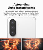 Galaxy A56 / A36 | Camera Glass - Comparison showing clearer, brighter fire imagery with Ringke glass versus duller others.