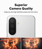 [Bundle] Galaxy A57 | Fusion Magnetic - Close-up of phone camera lenses comparing vivid Ringke photo quality against others.