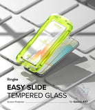 [Bundle] Galaxy A57 | Fusion-X - Galaxy A57 | Fusion-X - Neon green Easy Slide installation tray with tempered glass screen protector for Galaxy A57.