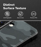 [Bundle] Galaxy A57 | Onyx - Textured phone case with anti-fingerprint, easy-to-clean, and premium TPU features highlighted.