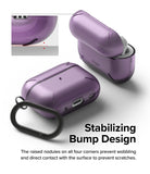 AirPods Pro 2 Case | Layered - Purple protective case with corner bumps to prevent wobbling and surface scratches.