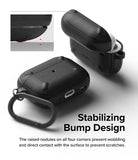 AirPods Pro 2 Case | Onyx - Black textured case with corner bumps to prevent wobbling and surface scratches.
