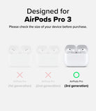 AirPods Pro 3 Case | Air - AirPods Pro 3 Case - Comparison chart showing AirPods Pro 3 is the only compatible model with a green checkmark.