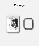 Apple Watch 11 / 10 (46mm) Cover | Bezel Styling - Ringke bezel styling packaging and a silver watch bezel accessory.