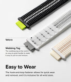 Apple Watch 42·41·40·38 mm | Sports Air Loop - Apple Watch Sports Air Loop - Three nylon watch bands with Velcro fasteners and easy-to-grab webbing tags for adjustment.