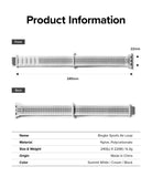 Apple Watch 42·41·40·38 mm | Sports Air Loop - Technical diagram showing front and back views of a white nylon watch band.