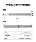 Apple Watch 49·46·45·44·42 mm | Sports Air Loop - Technical diagram showing dimensions and specs for a white nylon watch band.