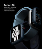 Apple Watch Series 6 / 5 / 4 / SE  (44mm) Case | Slim (2 Pack) - Apple Watch Series 6 / 5 / 4 / SE (44mm) Case | Slim (2 Pack) - Two dark blue slim protective cases on Apple Watches.