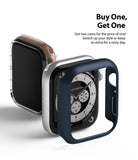 Apple Watch Series 6 / 5 / 4 / SE  (44mm) Case | Slim (2 Pack) - Apple Watch Series 6 / 5 / 4 / SE (44mm) Case | Slim (2 Pack) - Two slim protective cases for Apple Watch in navy and clear.