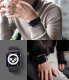 Apple Watch Series 6 / 5 / 4 / SE (40mm) Case | Slim (2 Pack) - Purple slim protective cases on Apple Watches.
