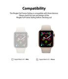 Apple Watch Series 6 / 5 / 4 / SE (44mm) | Full Frame - Comparison of 40mm and 44mm Apple Watches with 44mm selected.