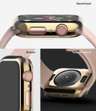 Apple Watch Series 6 / 5 / 4 / SE (44mm) | Full Frame - Gold watch case showing raised bezel, buttons, and cutouts.